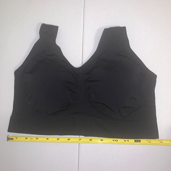 Truekind Daily Comfort Wireless Shaper Bra Black Size XL Seamless Lounge Bralett - Picture 5 of 5